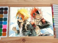 Альбом Моя геройська академія Boku no Hero Academia №0008 Денкі та Ейджіро