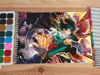 Альбом Моя геройская академия Boku no Hero Academia №0011 Мидория и Шигараки 