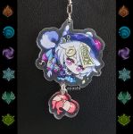 Брелок Геншин Импакт Genshin Impact Ци Ци БРФ-0014-35 фигурка, акриловый 