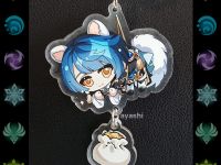 Брелок Геншин Імпакт Genshin Impact Син Цю БРФ-0014-40 фігурка , акриловий 