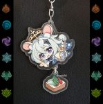 Брелок Геншин Импакт Genshin Impact Паймон БРФ-0014-43 фигурка, акриловый 