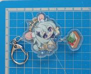 Брелок Геншин Импакт Genshin Impact Паймон БРФ-0014-43 фигурка, акриловый 