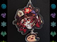 Брелок Геншин Импакт Genshin Impact Ху Тао БРФ-0014-44 фигурка, акриловый 