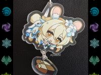 Брелок Геншин Імпакт Genshin Impact Люмін БРФ-0014-46 фігурка , акриловий 