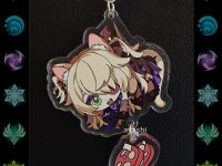 Брелок Геншин Імпакт Genshin Impact Фішль БРФ-0014-52 фігурка , акриловий 