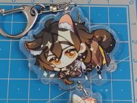 Брелок Геншин Импакт Genshin Impact Чжун Ли БРФ-0014-08 фигурка, акриловый 