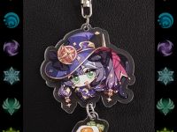 Брелок Геншин Імпакт Genshin Impact Мона БРФ-0014-09 фігурка , акриловий 