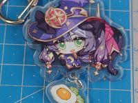 Брелок Геншин Імпакт Genshin Impact Мона БРФ-0014-09 фігурка , акриловий 