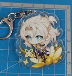 Брелок Геншин Імпакт Genshin Impact Альбедо БРФ-0014-12 фігурка , акриловий 