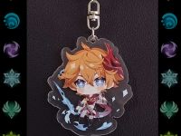 Брелок Геншин Імпакт Genshin Impact Тарталья БРФ-0014-14 фігурка , акриловий 