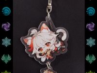 Брелок Геншин Імпакт Genshin Impact Кадзуха БРФ-0014-16 фігурка , акриловий 