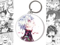 Круглый Брелок аниме Евангелион Evangelion Каору Нагиса BR-58-002395 