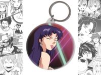 Круглый Брелок аниме Евангелион Evangelion Мисато Кацураги BR-58-003065