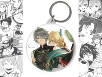 Круглый Брелок Аль-Хайтам и Кавех Genshin Impact BR-58-003114