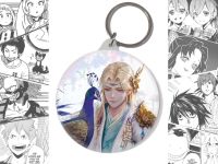 Брелок Хаски и его Учитель Белый Кот BR-58-003155