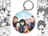 Круглый Брелок Клинок, рассекающий демонов Demon Slayer  BR-58-003356