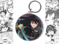 Круглый Брелок Муичиро Клинок, рассекающий демонов Demon Slayer  BR-58-003359