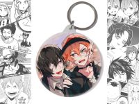 Брелок Чуя та Дазай Bungo Stray Dogs BR-58-003373 Круглий