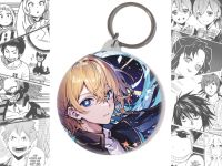 Брелок Аквамарин Звёздное дитя Oshi no Ko BR-58-003560 круглый 