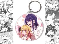 Брелок Ай Хошино с Руби Звёздное дитя Oshi no Ko BR-58-003573 круглый 