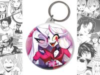 Брелок Hazbin Hotel BR-58-003809 Круглий