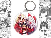 Брелок Готель Газбін Чарлі Ніффті Веггі Hazbin Hotel BR-58-003839