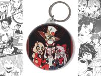 Брелок Готель Газбін Чарлі Люцифер Веггі Hazbin Hotel BR-58-003849