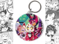 Брелок Готель Газбін Чарлі Люцифер Аластор Hazbin Hotel BR-58-003975