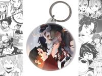 круглый Брелок Кокушибо и Ёриичи Цугикуни Клинок, рассекающий демонов Demon Slayer BR-58-004026