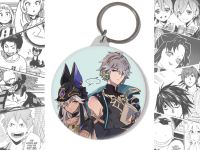 Круглый Брелок Аль-Хайтам с Сайно Genshin Impact BR-004028