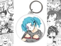 Круглый Брелок аниме Sally Face BR-004044