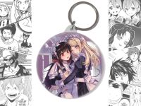 круглый Брелок Каэде и Маки Danganronpa BR-004121