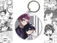 Брелок Ітоші Рін та Сае Синя в'язниця Blue Lock BR-58-004174 Круглий