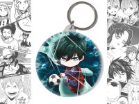 Брелок Ітоші Рін Синя в'язниця Blue Lock BR-58-004181 Круглий