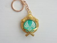 Брелок Око бога Анемо Інадзума Імпакт Genshin Impact, що світиться, двосторонній