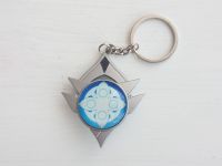 Брелок Око бога Чайлд (Тарталья) Сніжна  Genshin Impact, що світиться, двосторонній