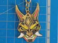 Брелок Маска Сяо Геншин Імпакт Genshin Impact, фігурка металева