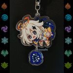 Брелок Геншин Імпакт Genshin Impact Паймон БРФ-0014-18 фігурка , акриловий 