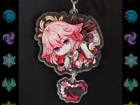 Брелок Геншин Імпакт Genshin Impact Яе Міко БРФ-0014-20 фігурка , акриловий 