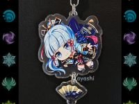 Брелок Геншин Імпакт Genshin Impact Аяка БРФ-0014-24 фігурка , акриловий 