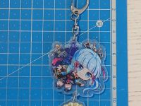 Брелок Геншин Імпакт Genshin Impact Аяка БРФ-0014-24 фігурка , акриловий 