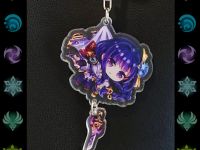 Брелок Геншин Импакт Genshin Impact Райдэн БРФ-0014-25 фигурка, акриловый 