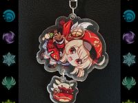 Брелок Геншин Імпакт Genshin Impact Клі БРФ-0014-26 фігурка , акриловий 