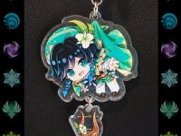 Брелок Геншин Імпакт Genshin Impact Венті БРФ-0014-27 фігурка , акриловий 