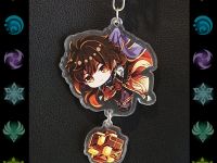 Брелок Геншин Імпакт Genshin Impact Чжун Лі БРФ-0014-28 фігурка , акриловий 