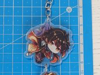 Брелок Геншин Імпакт Genshin Impact Чжун Лі БРФ-0014-28 фігурка , акриловий 