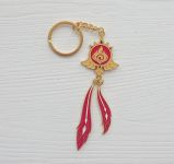 Брелок Око бога Ембер Геншин Імпакт Genshin Impact, БРФ-0014-55 фігурний , металевий