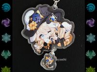 Брелок Геншин Імпакт Genshin Impact Навія з вушками БРФ-0014-95 фігурка , акриловий 