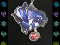 Брелок Геншин Імпакт Genshin Impact Клорінда з вушками БРФ-0014-97 фігурка , акриловий 