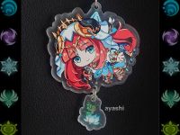 Брелок Геншин Импакт Genshin Impact Нилу  БРФ-0014-59 фигурка, акриловый 